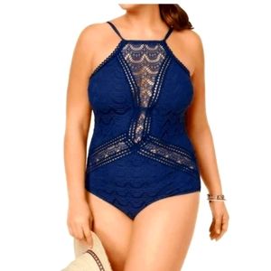 BECCA By Rebecca Virtue Colorplay One Piece Swim Size L